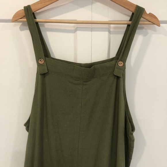 Lulu's Army Green Jumpsuit - Picture 4 of 4